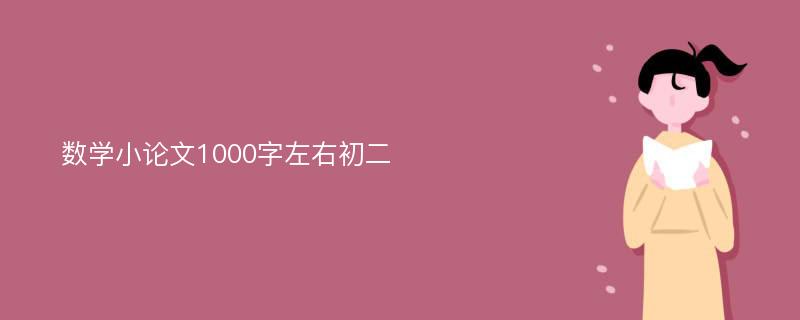 数学小论文1000字左右初二