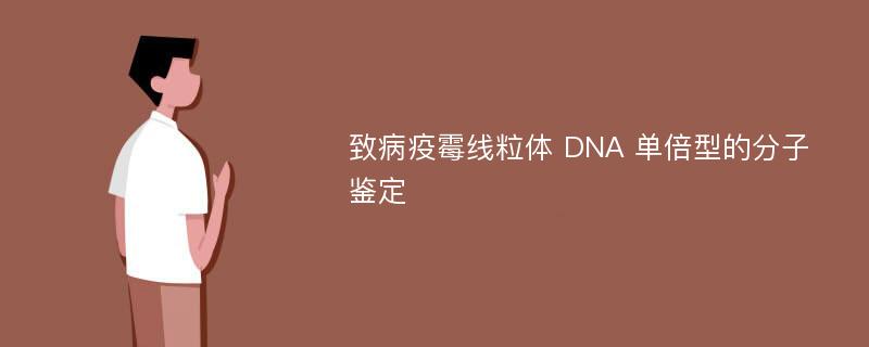 致病疫霉线粒体 DNA 单倍型的分子鉴定